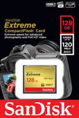 Thẻ nhớ SanDisk Extreme CF UDMA 7 128GB (800X - 120Mb/s)